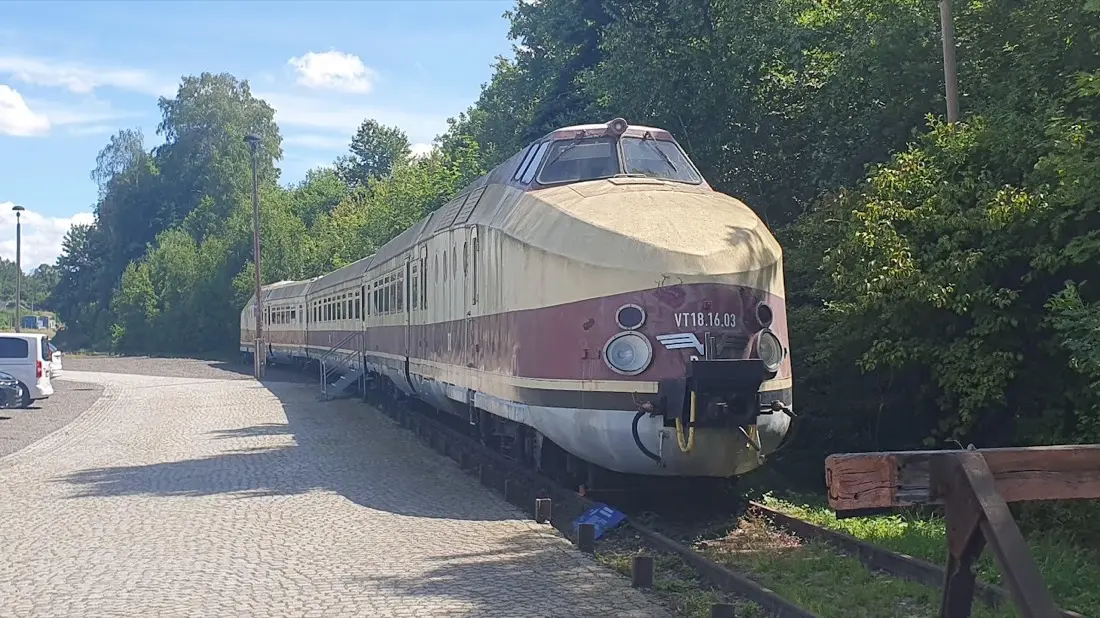 Historischer Triebzug als Museumsfahrzeug